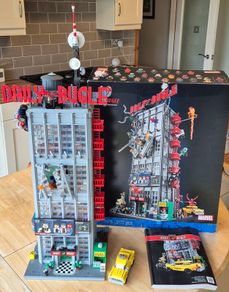 Lego 76178 Daily Bugle, box, all figures,