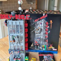 Lego 76178 Daily Bugle, box, all figures,