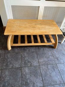 Oak coffee table