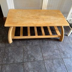 Oak coffee table