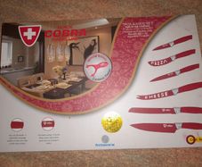 royal black cobra line swiss cutlery set