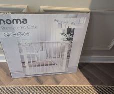 Noma Pressure Fit Stair Gate White brand unopened box