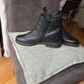 Gabor ankle boots - black leather Image 3