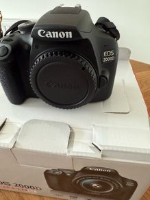 Canon EOS 2000D DSLR Camera with 18 55mm Lens Perfect Condition