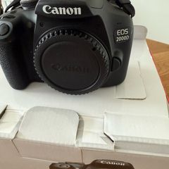 Canon EOS 2000D DSLR Camera with 18 55mm Lens Perfect Condition