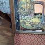 Old Pub Bar Heineken's Advertising Mirror featuring colorful lithographic illustrations Image 6