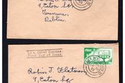 1958 Ireland Constitution of Ireland (21st Anniversary) Commemorative Stamps Addressed First Day Cover (FDC) with Dublin Cancel