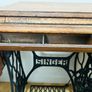 Vintage wooden singer sewing table Image 7