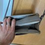 Paul Costello  camera taupe bag . New Image 9