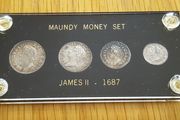 Maundy silver coin set 1687 James II