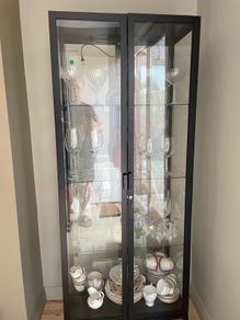 Glass display case