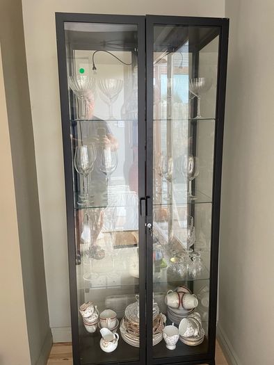 Glass display case