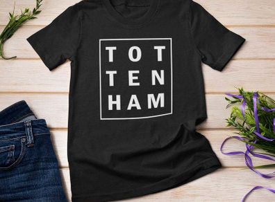 Tottenham shirt english soccer football fan at t-shirt