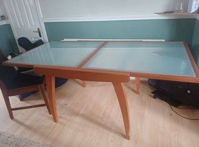 Extendable Dining Table and 2 Chairs