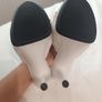 2x pair of high heels (white & black) - size 35 & 36 Image 2