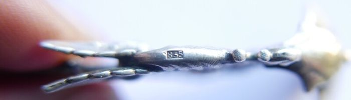 Antique 835 Silver Spoon, Highly Decorated Silver 835 - 26,5g