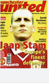 Man Utd 'UNITED' official magazines 1997-98