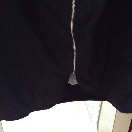 Black and grey hooded top size 18