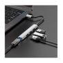 Hoco HB26 Aluminum Alloy 4 in 1 Type-C to USB3.0+ USB2.0 3 Adaptor Tarnish Image 4
