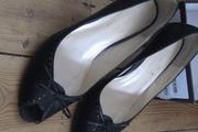 Van Dal Black Peep toes.