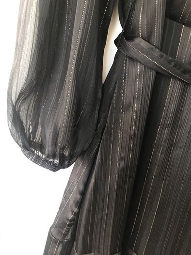 Black lurex dress size 10 New