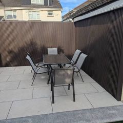 Garden Patio Table and 6 Chairs