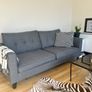 2 Grey Sofas in Excellent Condition Only 1 Year Old Image 2