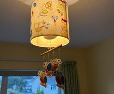 Rotating Mobile Lampshade