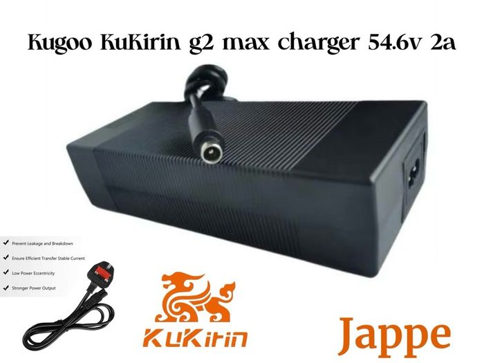 Charger adapter for kugoo kukirin g2 pro kugoo kukirin g2 max 54.6v output 2a electric scooter e-scooter charger (irish uk plug)