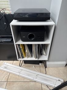 stereo record player stand