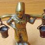 Vintage Brass Dutch Miniature Ornament Image 2