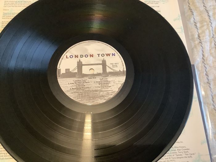 wings London Town Vinyl LP