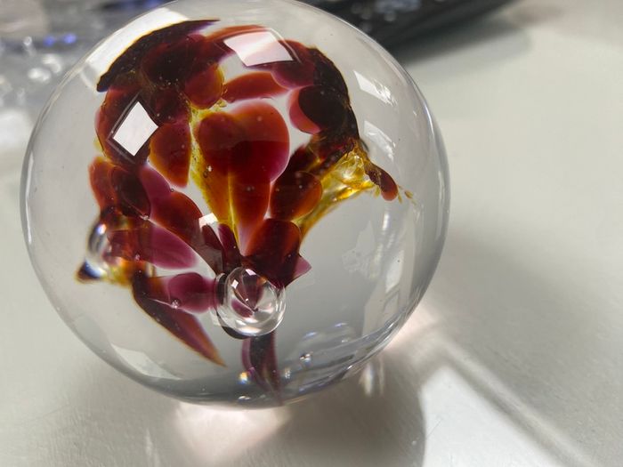 Vintage Glass paperweight
