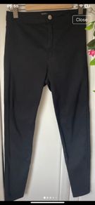 jeans black highrise skinny size 12
