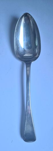 1832 Sterling silver serving Spoon. William Chawner II.Sterling. 86 grams
