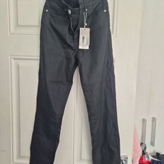 Mango Leather Trousers