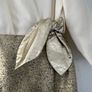 Niamh O'Neill designer dress size 10 gold and cream / ivory Image 3
