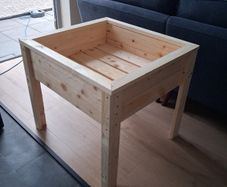 Handmade Raised Wooden Planter