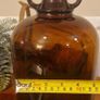 A Large Antique Scottish Amber Glass Demijohn 1920s UGB Image 9