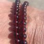 Genuine Natural Garnet Necklace (Opera Length 28") Image 2