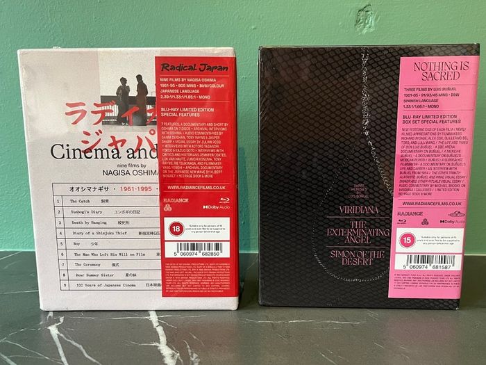 Radical Japan/Nothing is Sacred - 2 OOP Radiance Box Sets - Mint/Sealed
