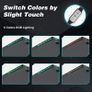Gaming Desk PC Computer Gamer Desk Ergonomic Workstation with RGB LED Lights Headphone Hook Cup Holder for Home Offices Image 5