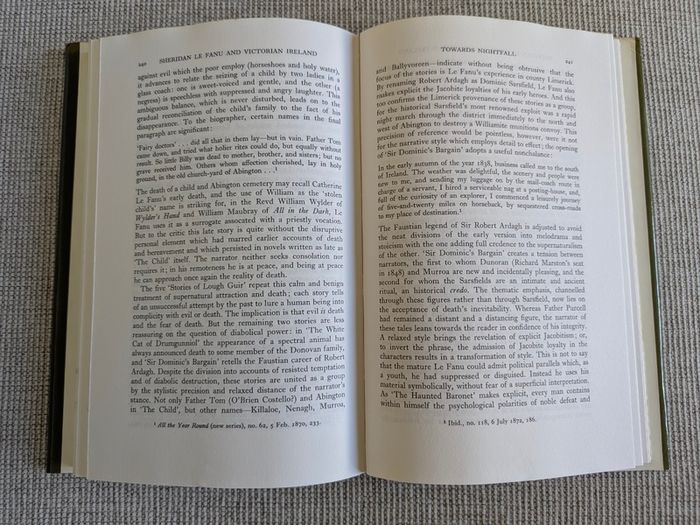 Sheridan Le Fanu and Victorian Ireland - W.J. McCormack - 1980 OUP Hardback