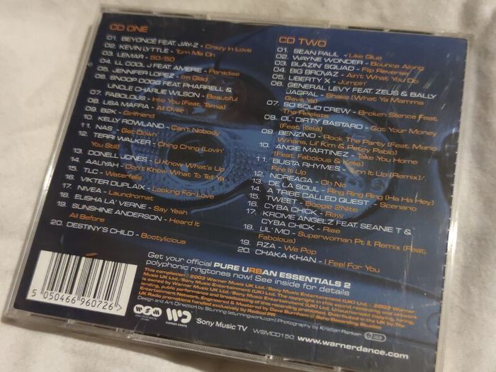 Pure R&B Urban Essentials double Cd