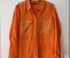 Autograph linen and silk shirt