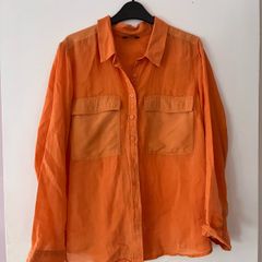 Autograph linen and silk shirt