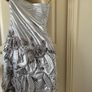 BNWT -  Silver/Blue hand beaded occasion Dress (10-12) Image 5