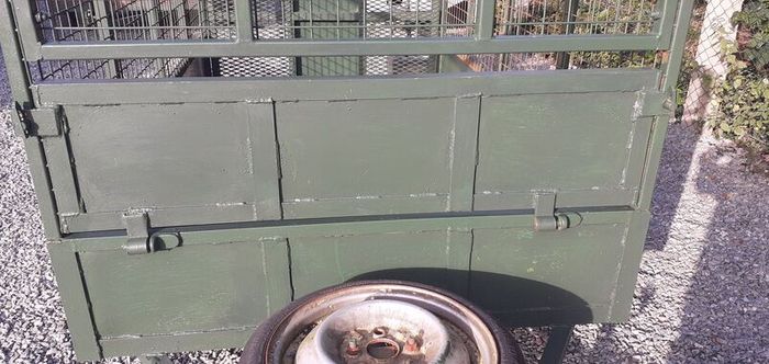 factory made trailer all steel.