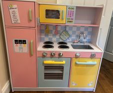 Children's large play toy kitchen.
