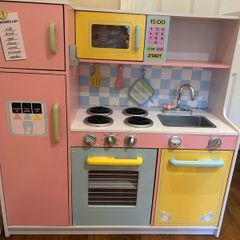 Children's large play toy kitchen.